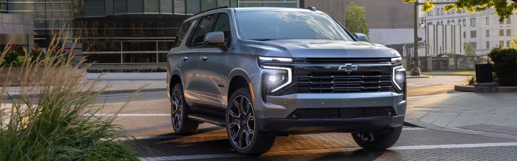 2025 Chevy Tahoe making driving around the city comfortable and easy