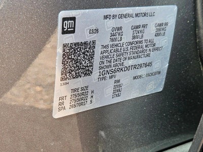 2026 Chevrolet Tahoe RST