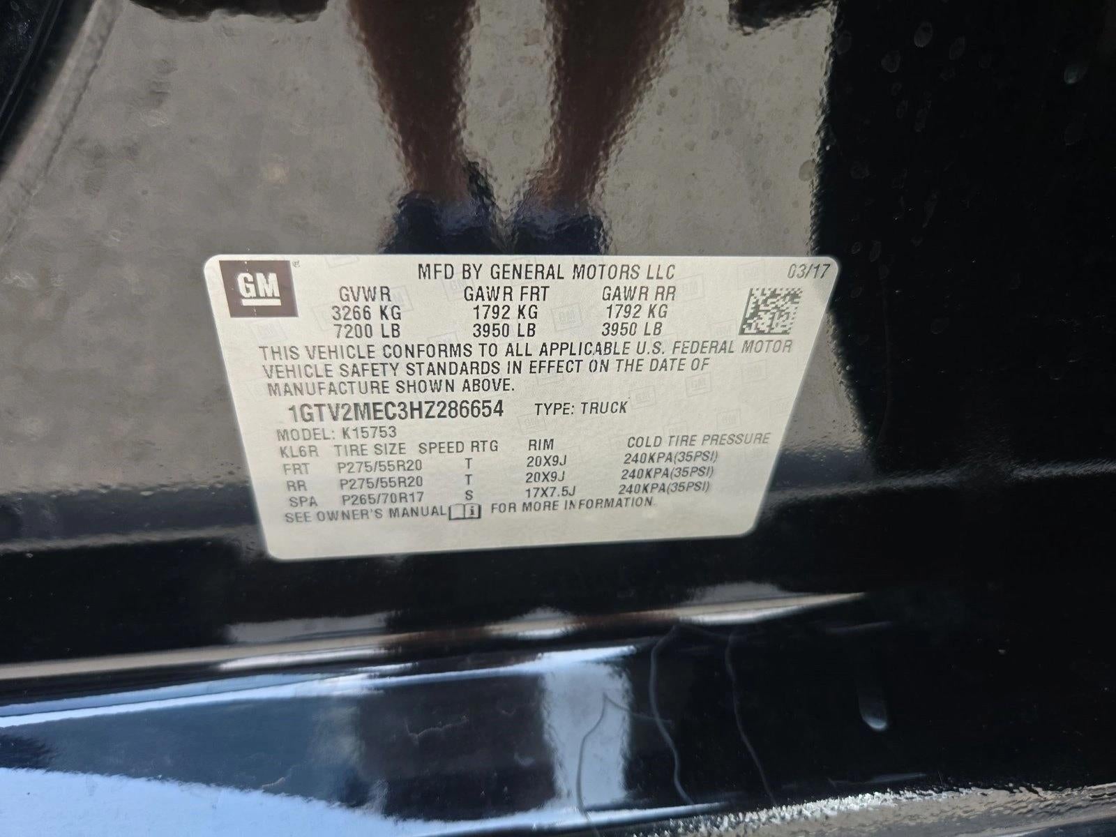 2017 GMC Sierra 1500 SLE