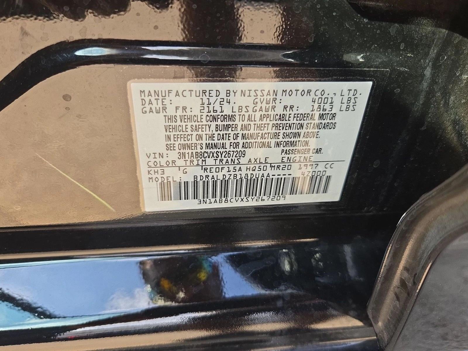 2025 Nissan Sentra SV