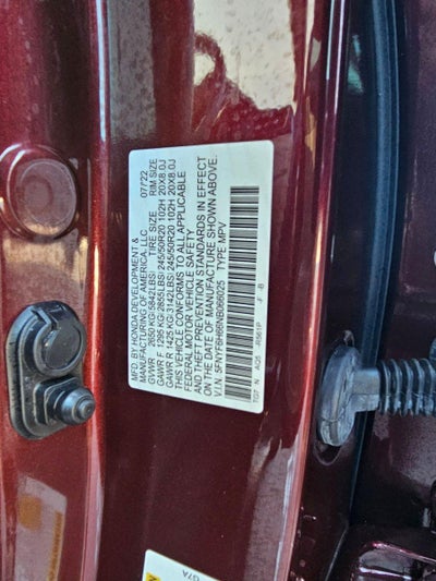 2022 Honda Pilot AWD Touring 7 Passenger