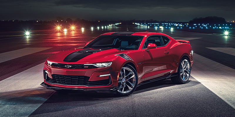 Red Chevrolet Camaro